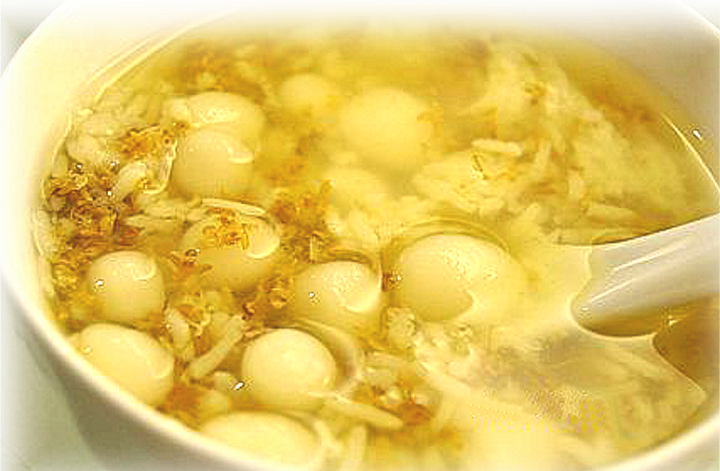Tiny Rice Ball In Sweet Soup