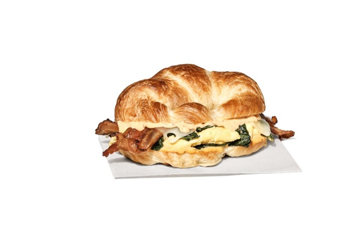 Spinach Bacon Croissant
