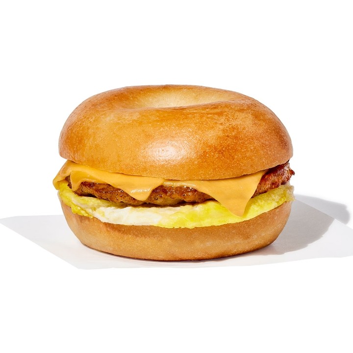 Sausage, Egg, and Cheese Bagel