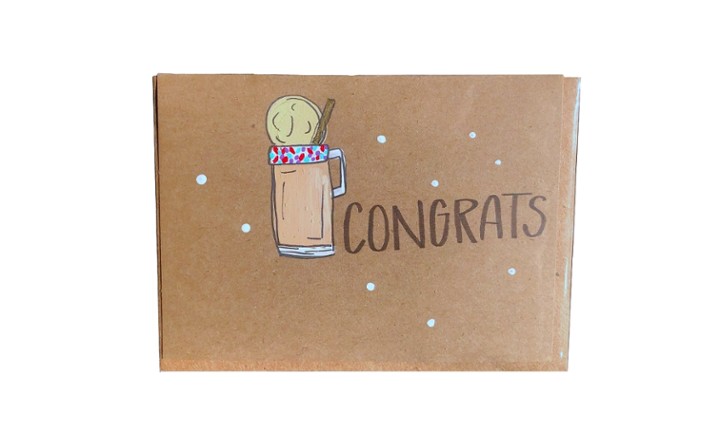 Snail Mail Congrats Card