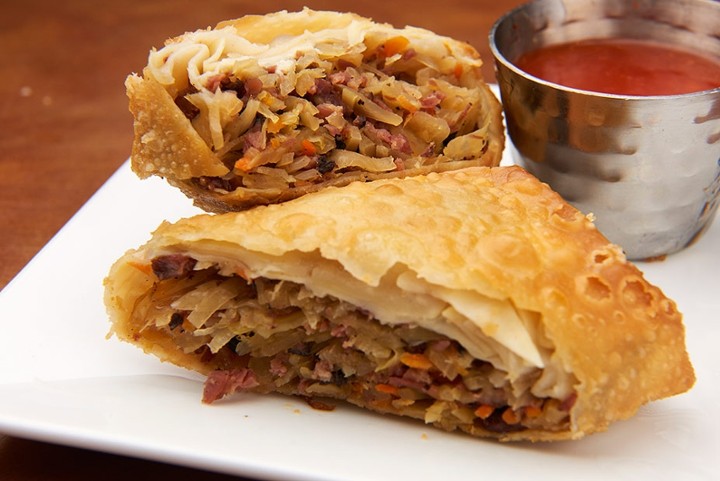 pastrami egg roll