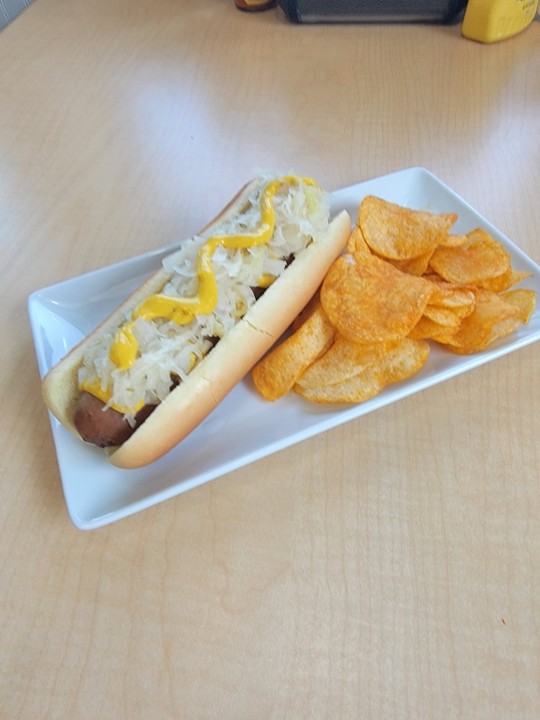 Sauerkraut Hot Dog