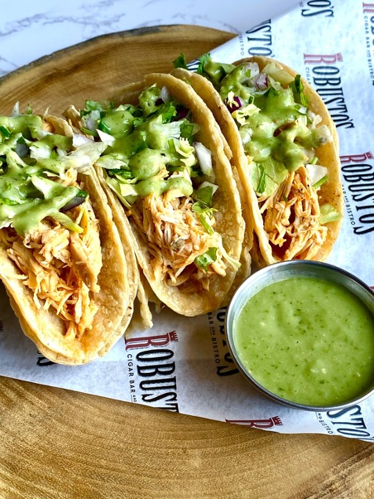 PULLED CHICKEN TACOS