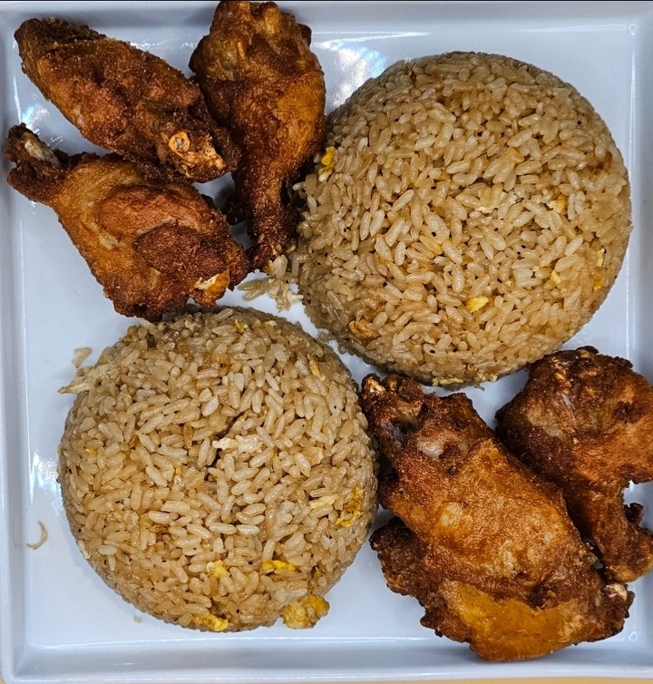 Wings and Fried Rice