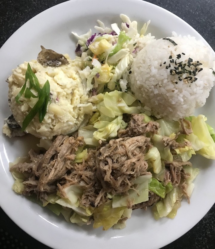 Kalua Pig & Cabbage Plate