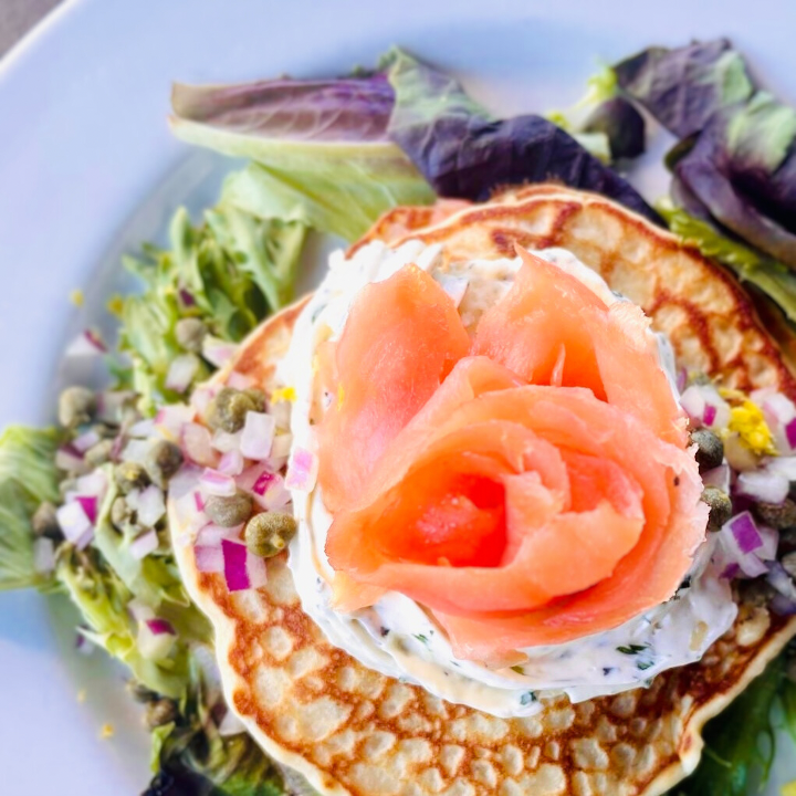 Smoked Salmon Boxty Stack