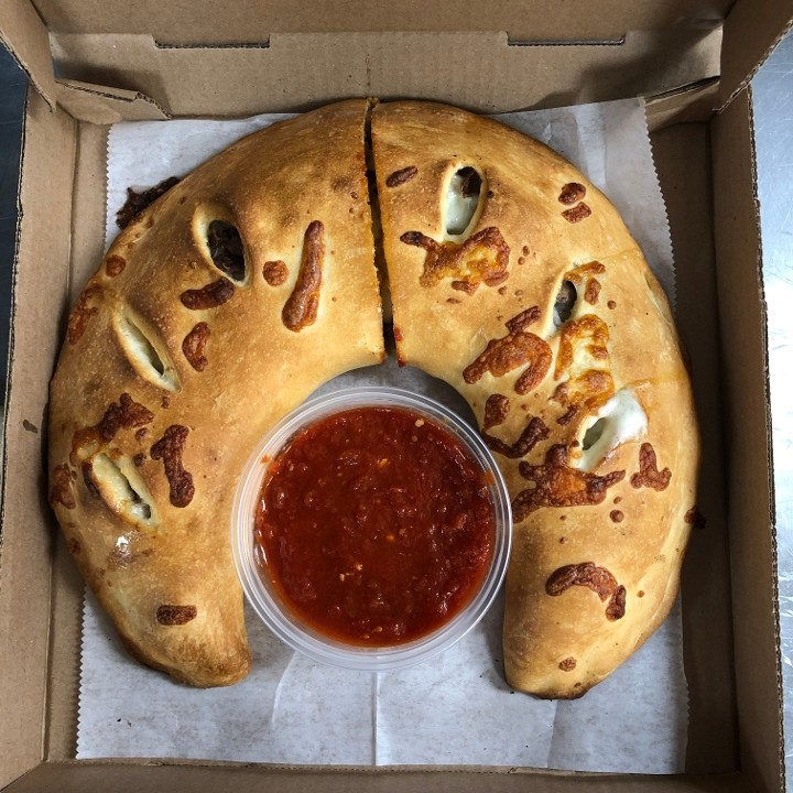 Cheese & Sauce Stromboli