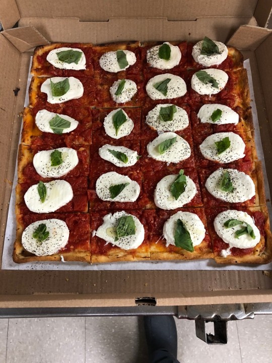 Mozzarella Basil Tomato Pie