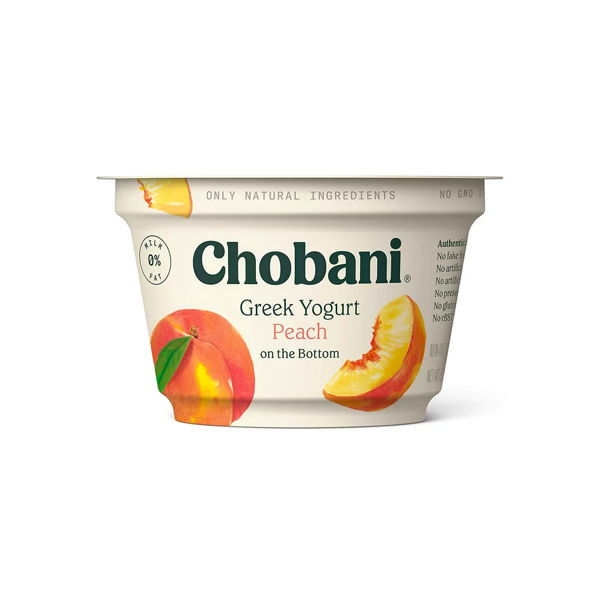 +Chobani - Greek Yogurt - Peach - 5.3oz