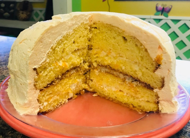 Mandarin Orange Coconut Cake