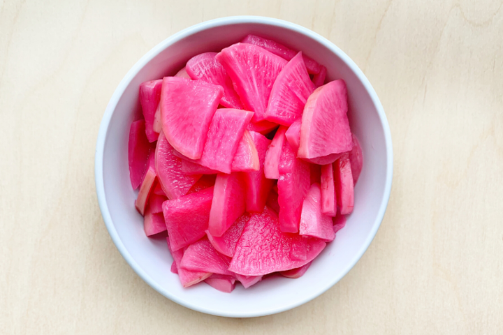 Pink Radish Pickles