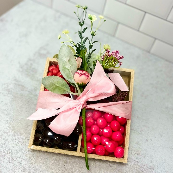 Blush Floral Candy and Chocolate Tray - Small