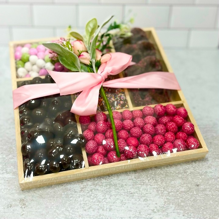 Blush Floral Candy and Chocolate Tray - Large