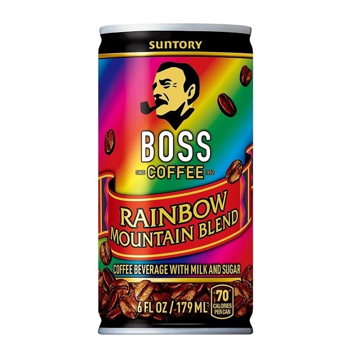 Boss Coffee Rainbow 6 oz