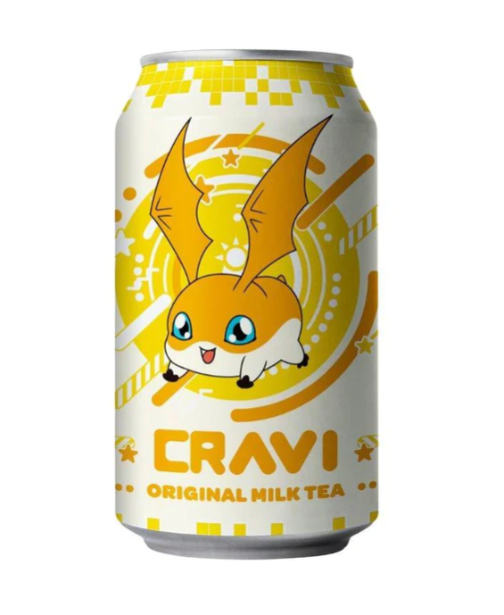 Cravi Digimon Original  Milk Tea 10.7 oz