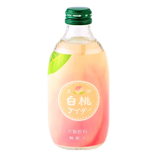 Tomomasu White Peach Soda 10.14 oz