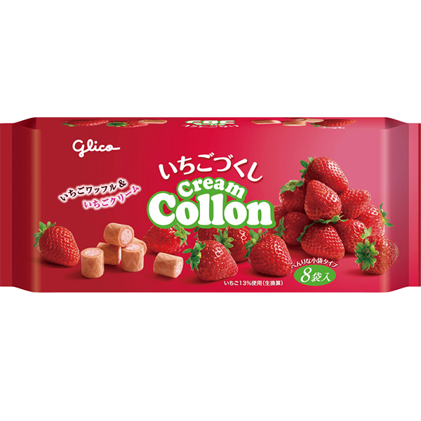 Glico Cream Collon Stawberry