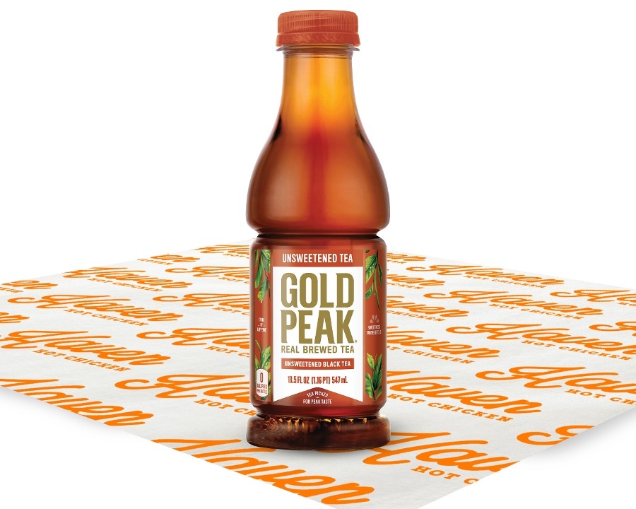 Gold Peak Unsweetened Tea - 18.5oz bottle