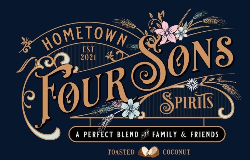 4 pack Four Sons Spirits Toasted Coconut Cream Ale