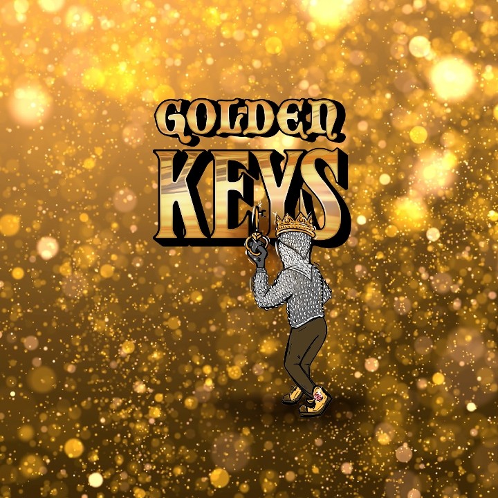 4 pack Golden Keys