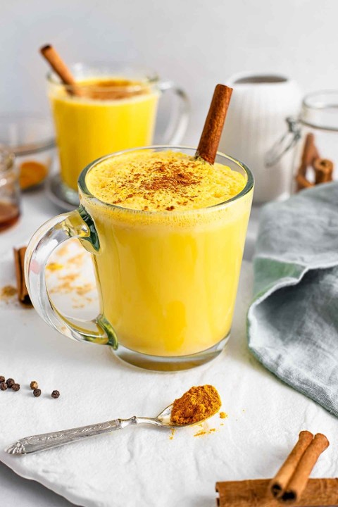 Golden Milk Turmeric Vegan Latte
