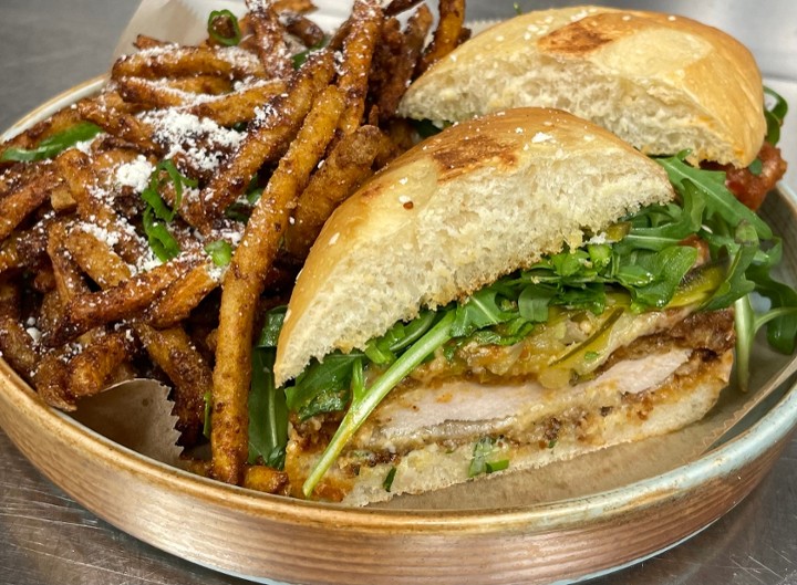 Chicken Milanesa Torta