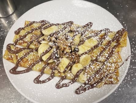 Banana Nutella Crepes