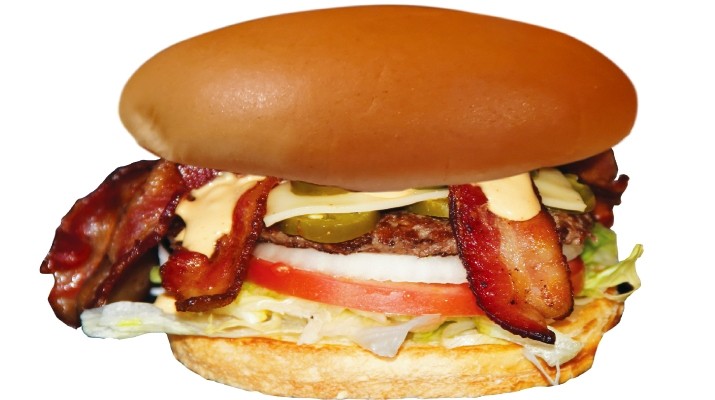 8. DOUBLE BACON JALAPENO SWISS