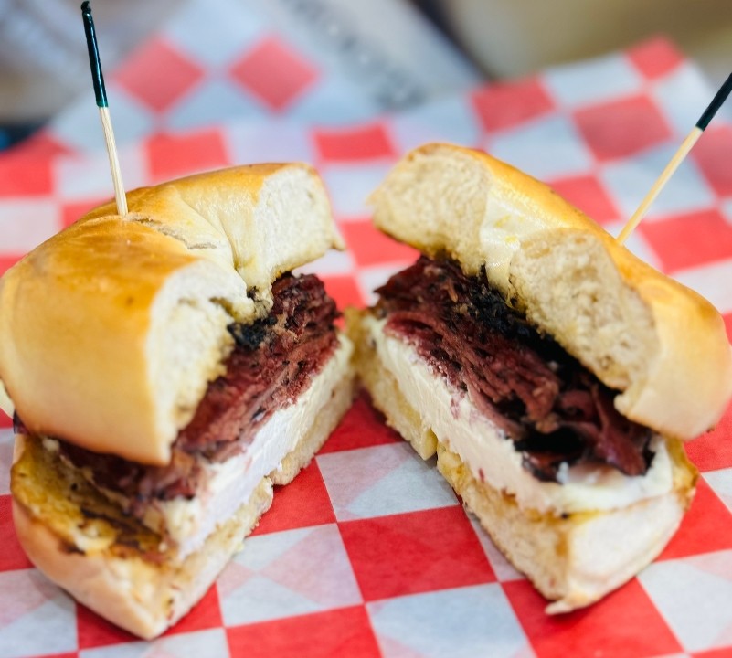 Bagel with Pastrami & Cream Cheese