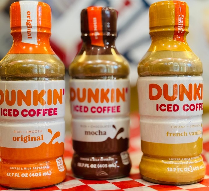 DUNKIN' DONUTS ICED COFFEE BOTTLES