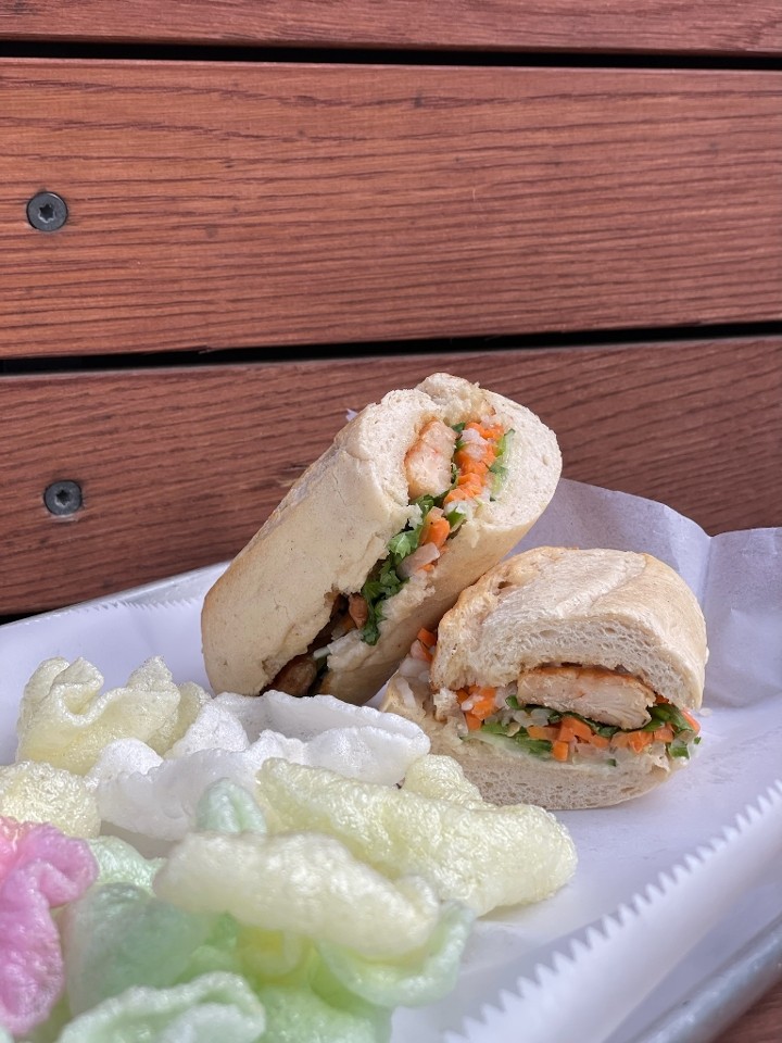 Sweet and Spicy Tofu Banh MI