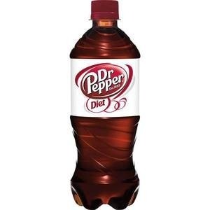 20oz Diet Dr. Pepper Bottle