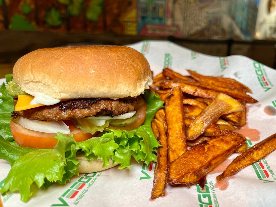 Beyond burger w/fries