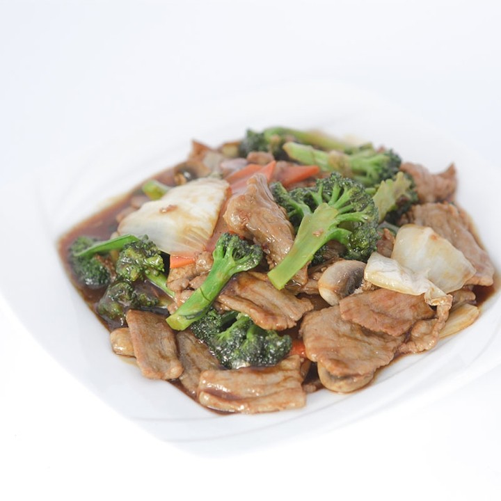 B4 Beef with Mixed Vegetables 素菜牛