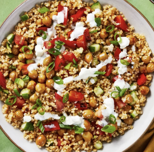 Crunchy Chickpea Tabbouleh & Feta Bowl