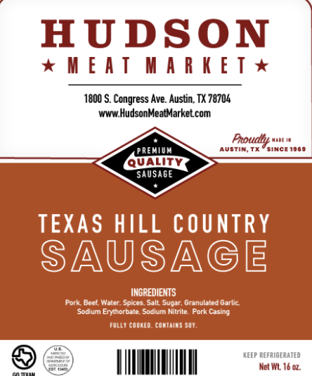 Texas Hill Country Sausage