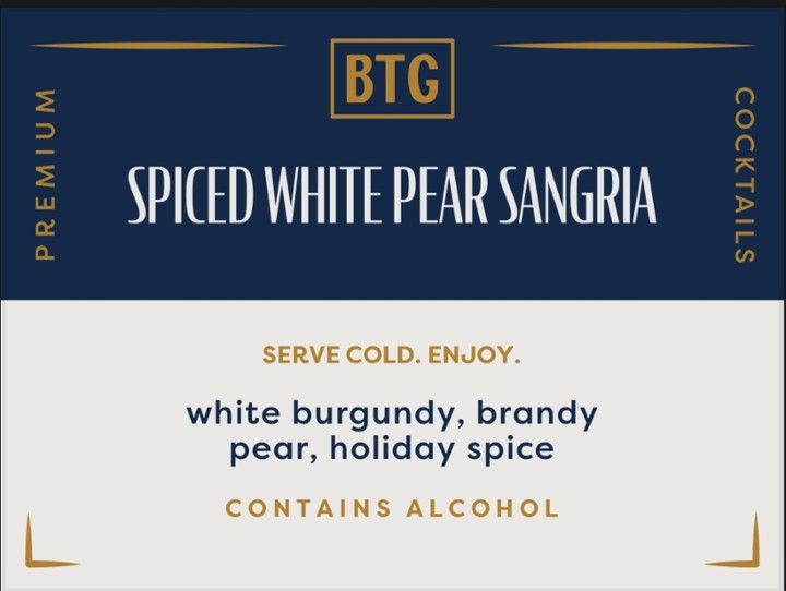 Spiced White Pear Sangria