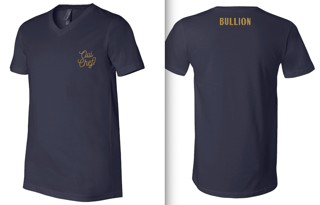 Bullion "Oui Chef" T-Shirt - Navy