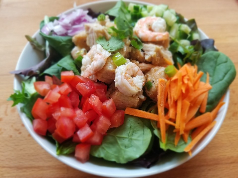 Chicken and Shrimp Protein Bowl