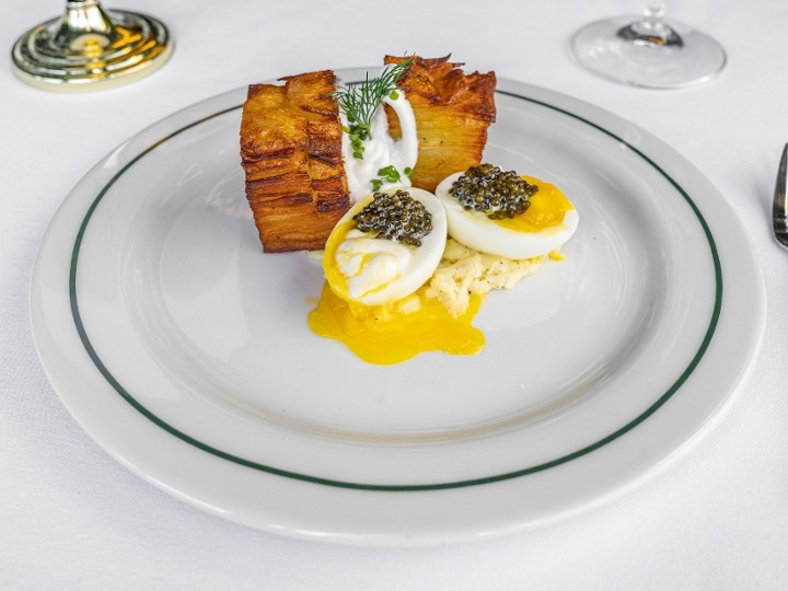 Caviar Egg & Potato Pave