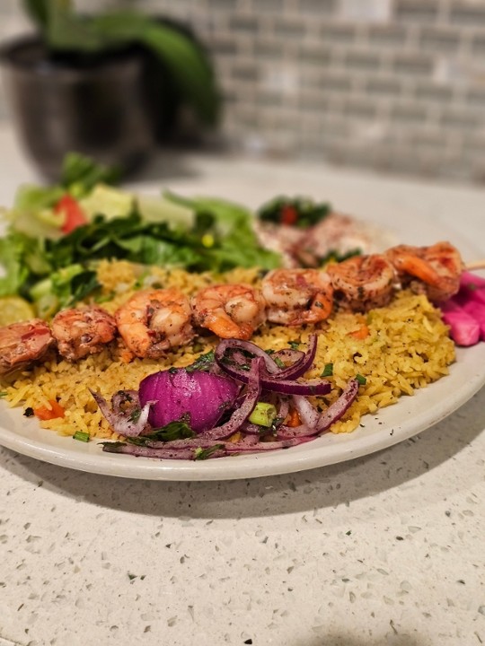 Shrimp Kebab Plate