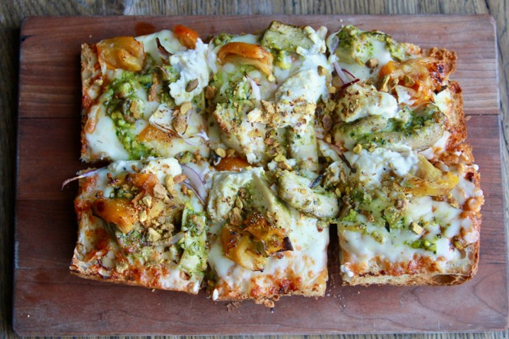 CHICKEN PESTO FLATBREAD