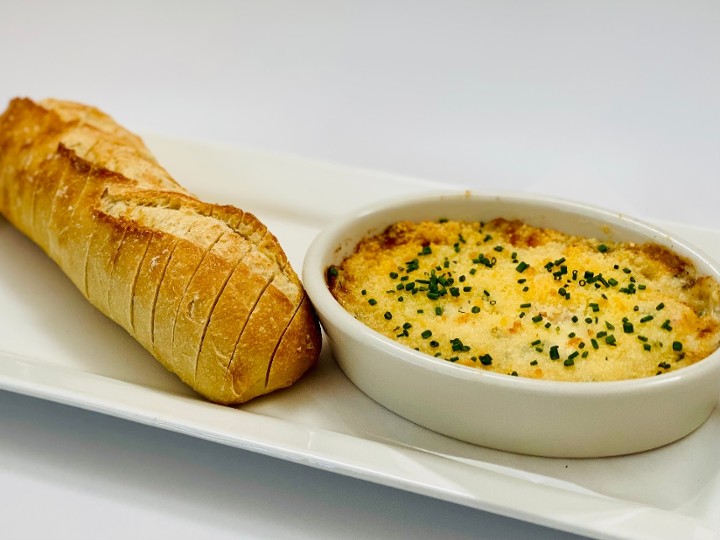 Caramelized Onion and Dungeness Crab Dip