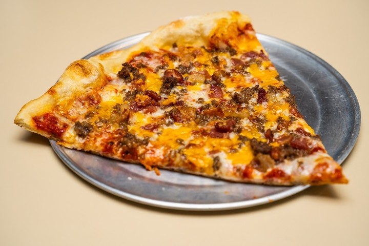 Med. Bacon Cheeseburger Pizza