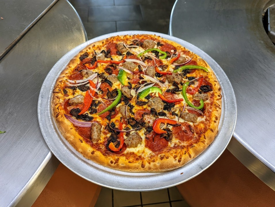 14" Large Thin-Crust Supreme Deluxe