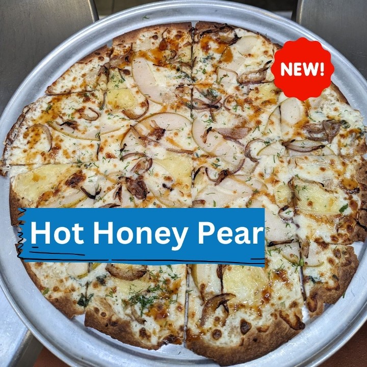 Hot Honey Pear Pizza