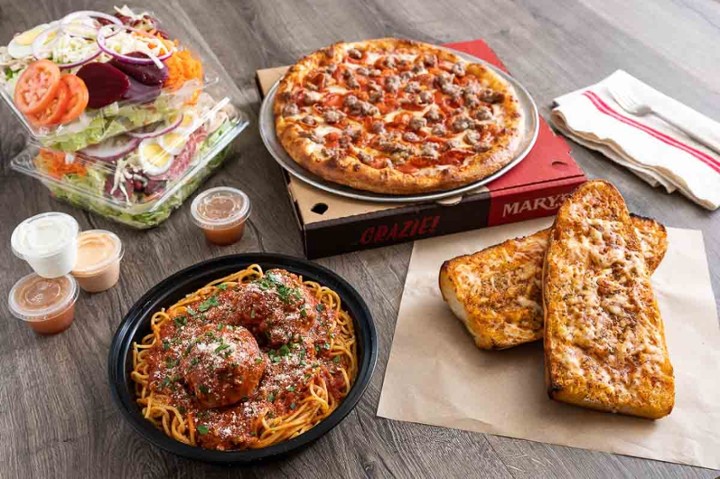Pizza and Spaghetti BIG MEAL DEAL