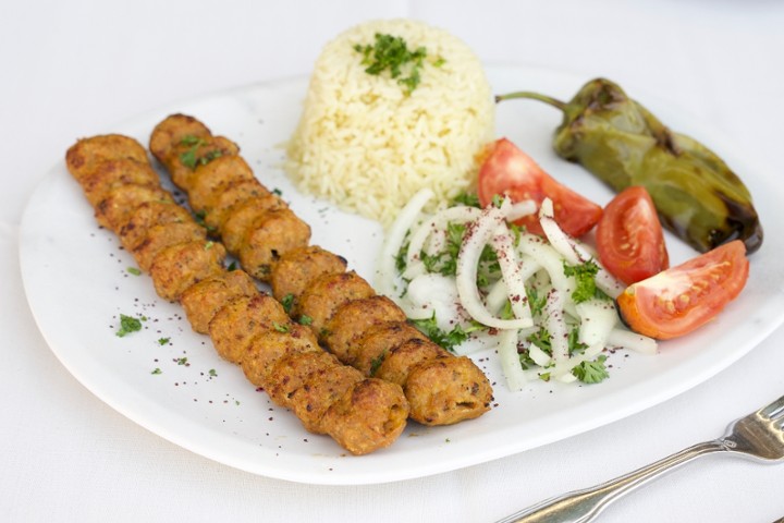 Chicken Lula Kebab Plate