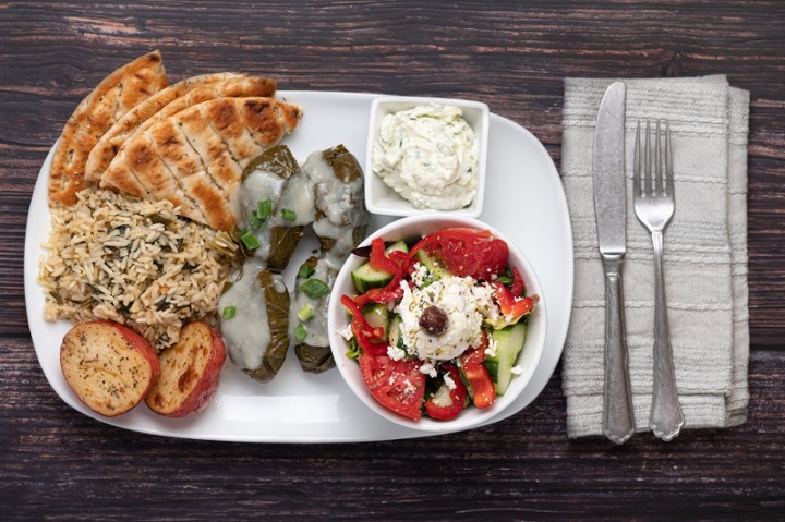 Grape Leaves Platter