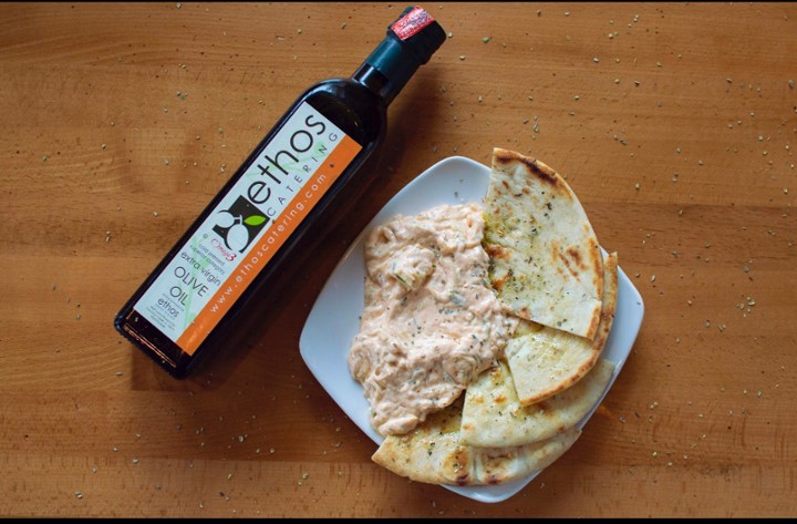 Sriracha Tzatziki with Warm Pita